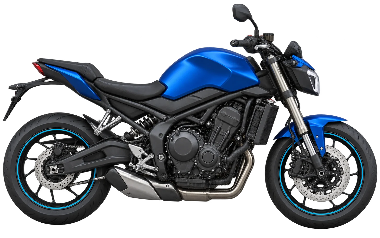 Koncepcyjna grafika motocykla do planowanego widoku części